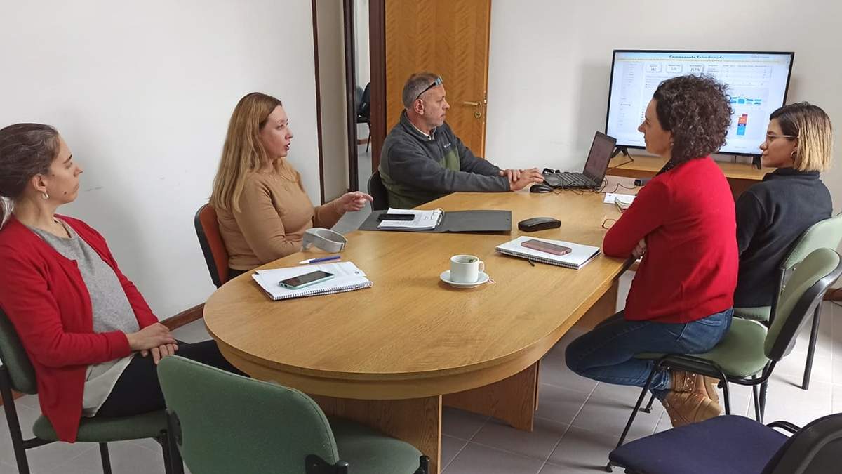 Comitiva del INDEC en Neuquén. Fuente: (Facebook)