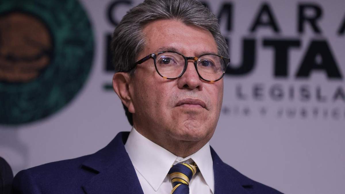 El coordinador de la bancada de Morena en San Lázaro, Ricardo Monreal