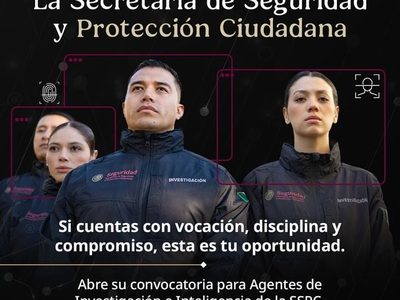 SSPC lanza convocatoria para agentes de Investigación e Inteligencia