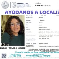 Confirman que cuerpo localizado en Coatetelco es Karol Toledo Gómez, alumna de la UAEM