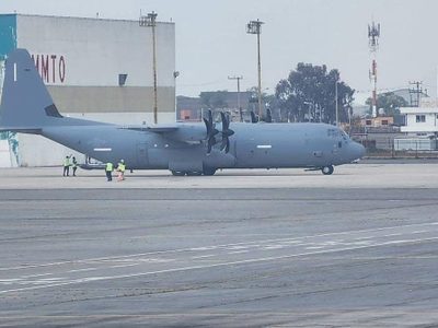 Aterriza avión militar de EU en Toluca; “fue autorizado”, dice el Gabinete de Seguridad