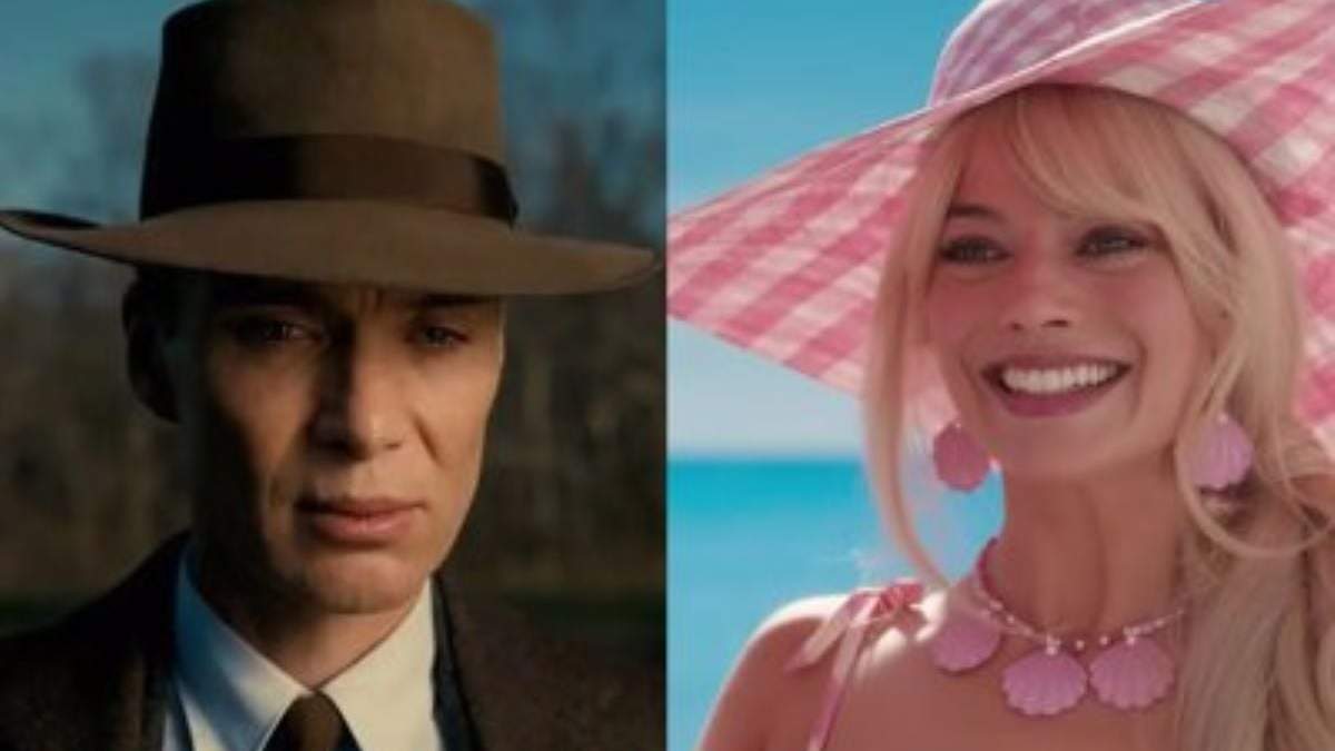 Imágenes de Oppenheimer y Barbie