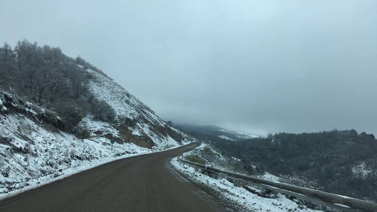 Ruta de San Martín de los Andes al Cerro Chapelco. Fuente: (Twitter)