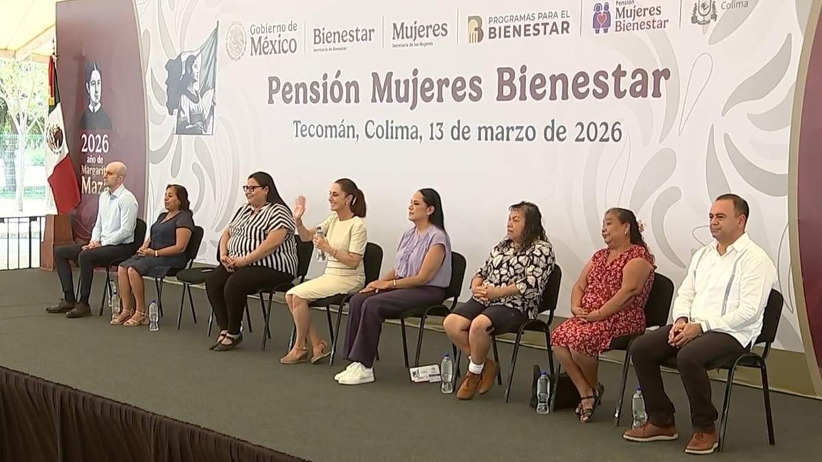 La presidenta Claudia Sheinbaum en Tecomán, Colima