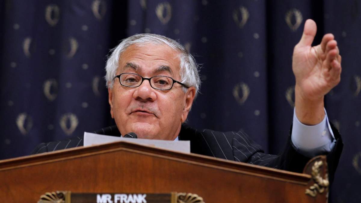 Barney Frank, entonces representante demócrata por Massachusetts, en el Congreso en Washington el 22 de julio del 2010