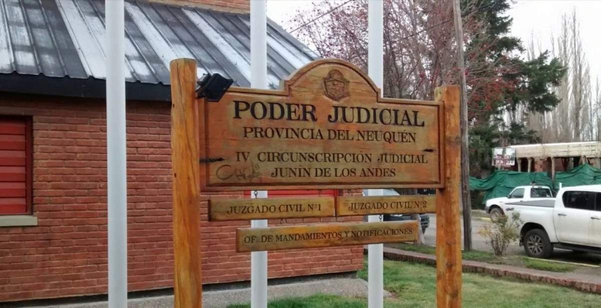 Oficinas del Poder Judicial en Junín de los Andes. Fuente: (Facebook)