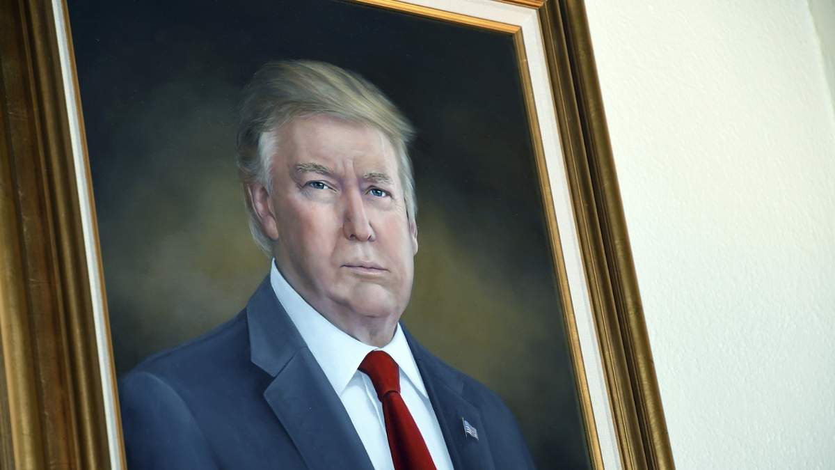 El retrato de Trump