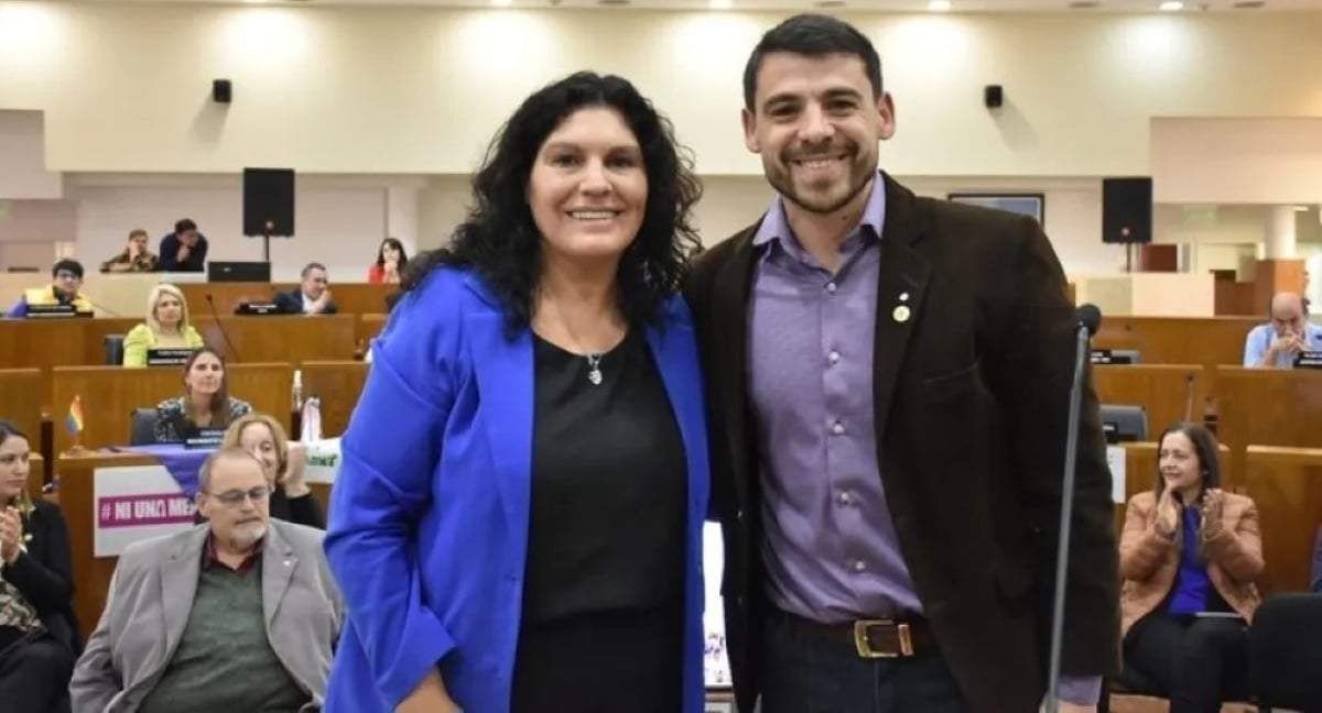 Emmanuel Guagliardo y Claudia Argumero. Fuente: (X)
