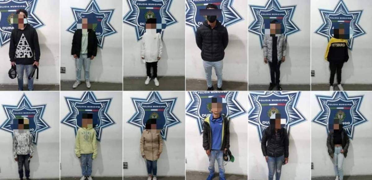 Los menores detenidos