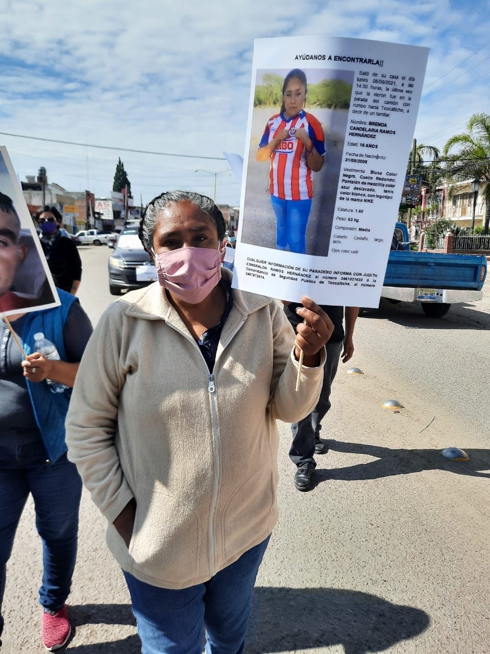 Madre de Brenda Candelaria Ramos, desaparecida en 2021