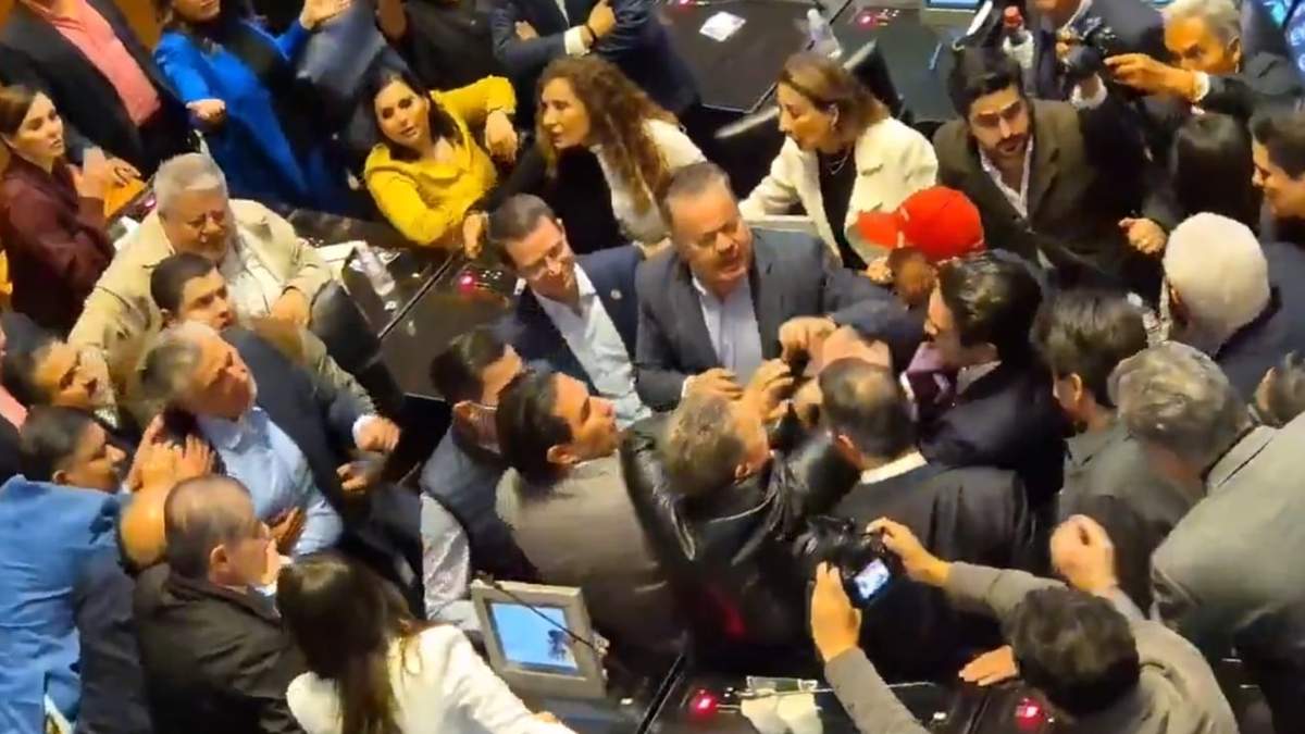 La riña en el Senado