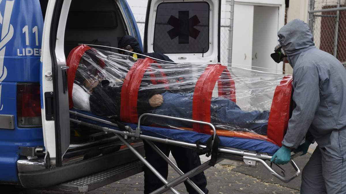 Traslado de pacientes con síntomas de covid