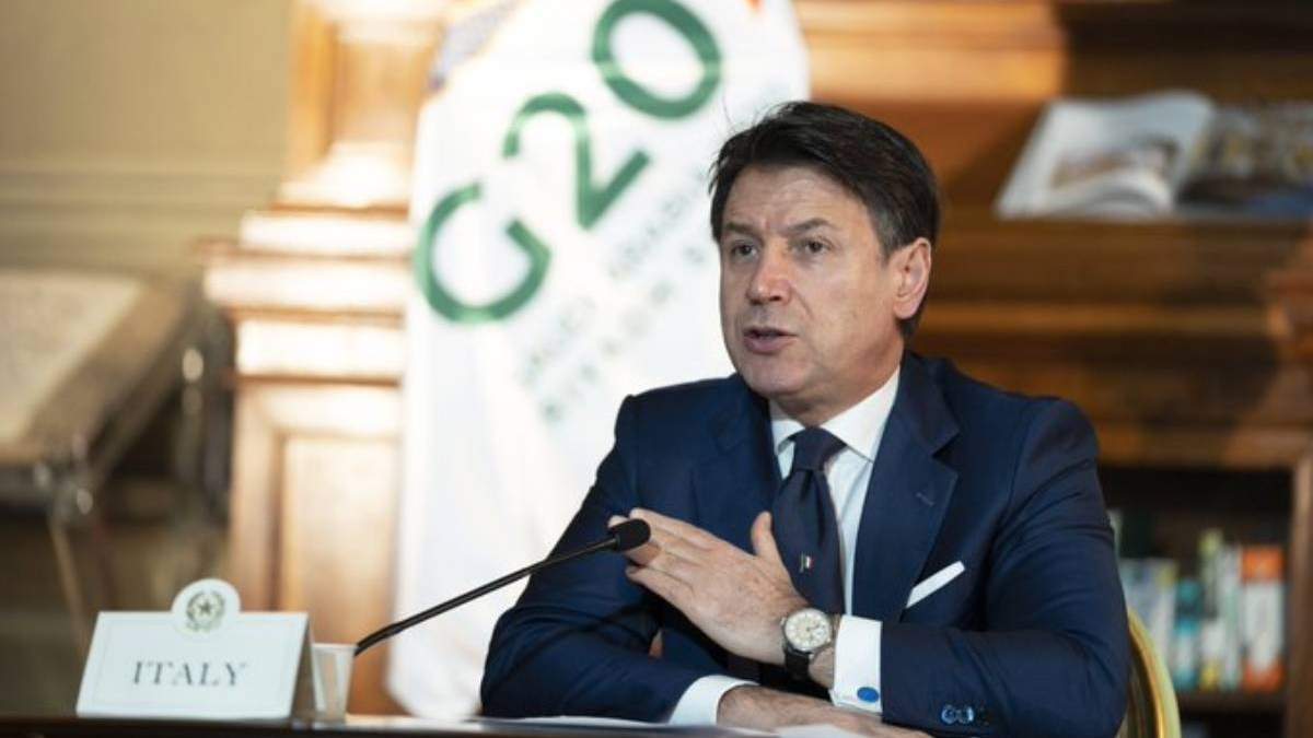 El primer ministro de Italia, Giuseppe Conte