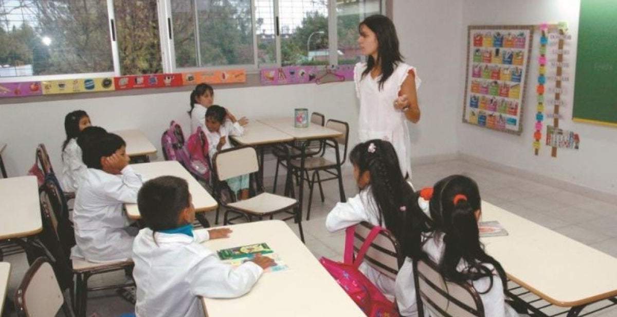 Docentes en Argentina. Fuente: (Facebook)