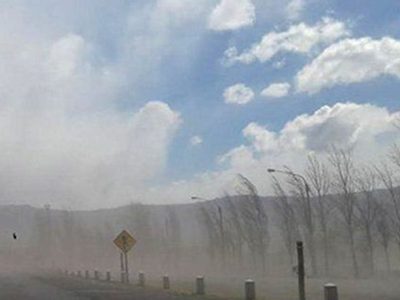 Rige un alerta por fuertes vientos para hoy en el norte patagónico