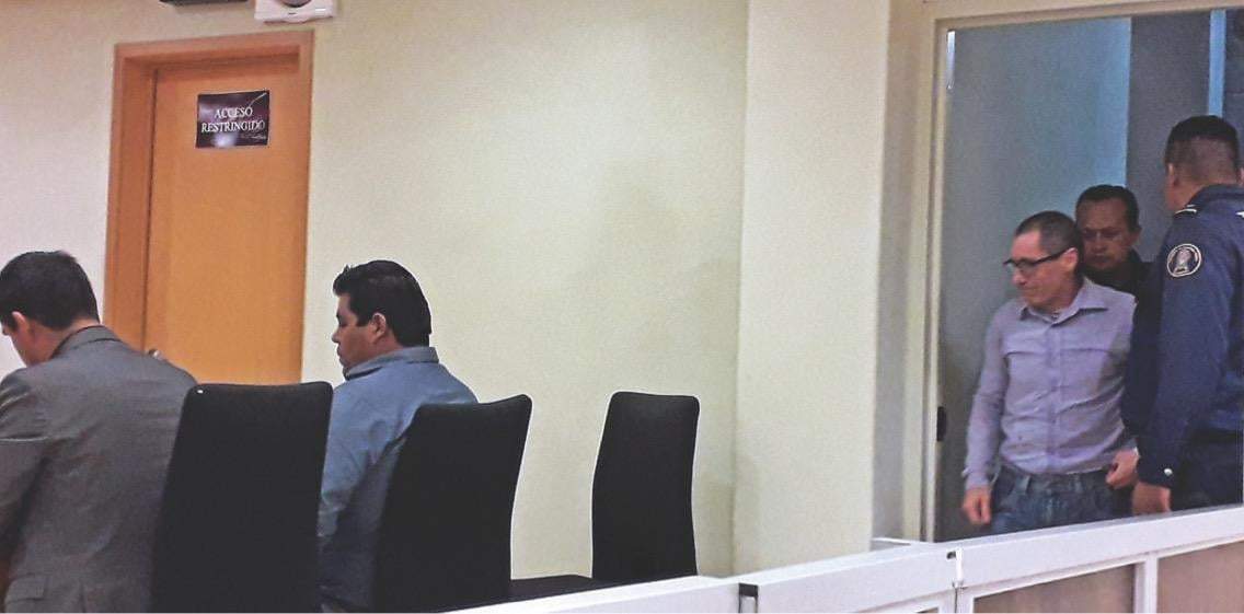 El "Comandante Emilio" durante una audiencia en la corte de Guanajuato