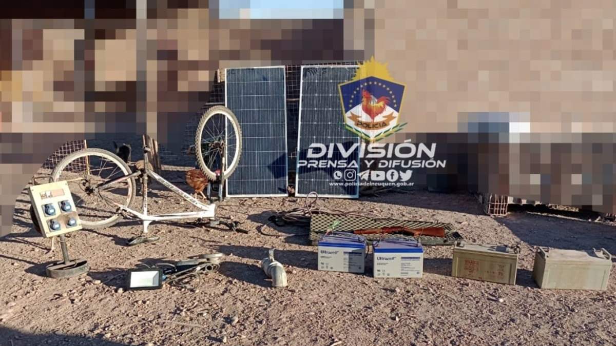 Los elementos incautados por la Policía. Fuente: (Prensa Policía)