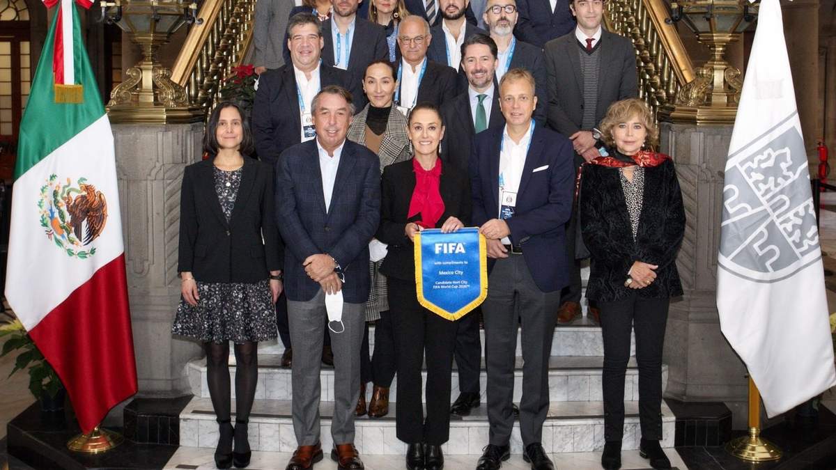 Reunión de Sheinbaum con representantes de la FIFA