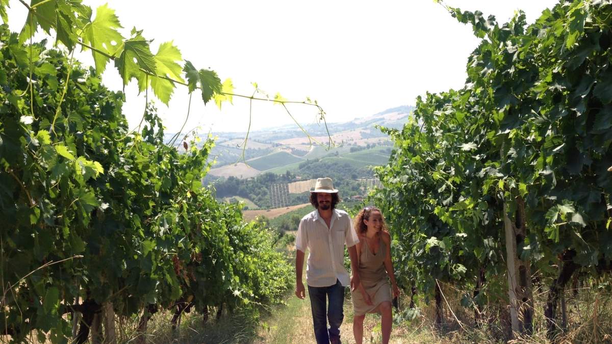 Viñateros italianos ecologistas. Fuente:(Twitter)