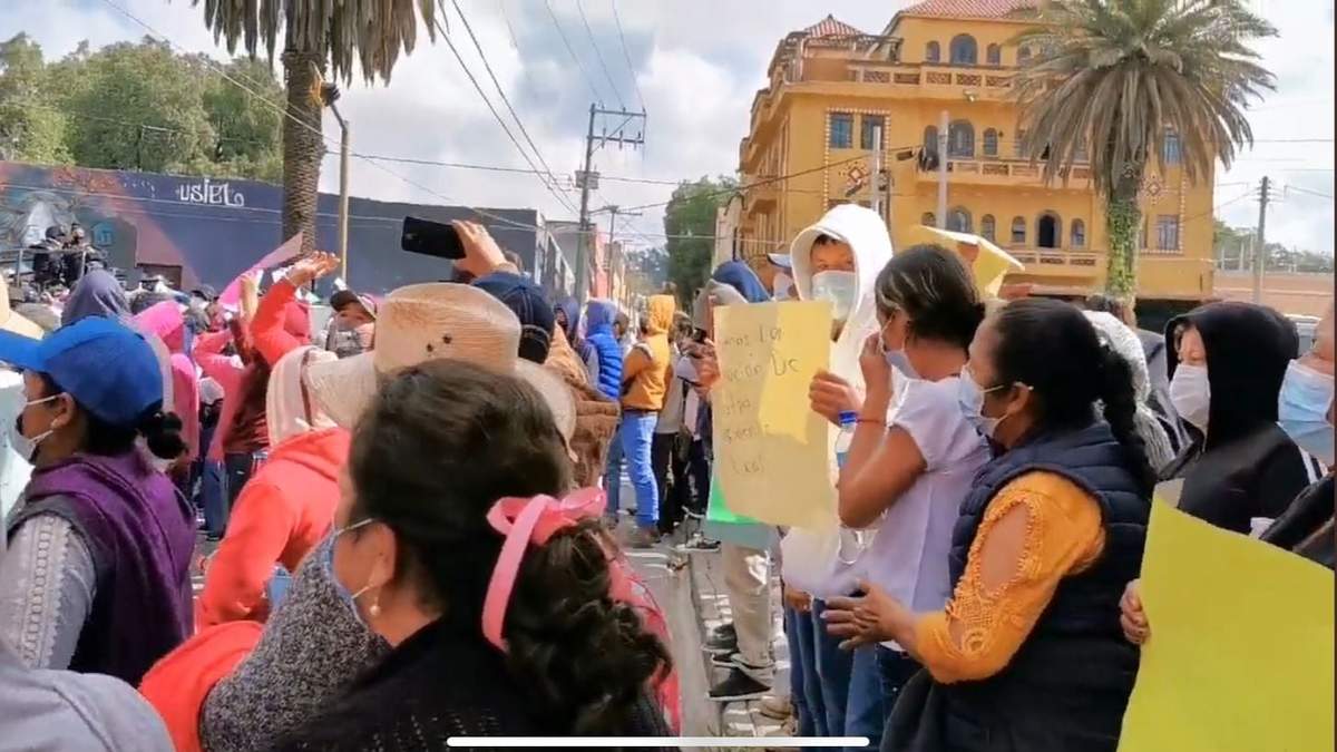 Protesta en Quecholac