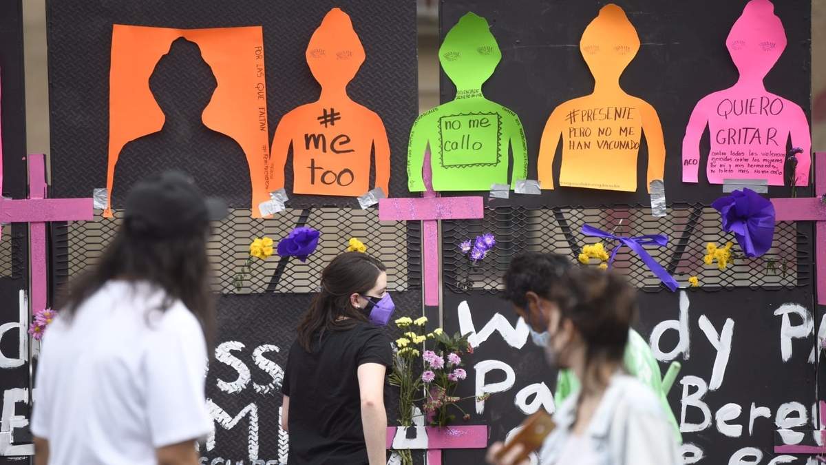 Protesta contra el abuso sexual