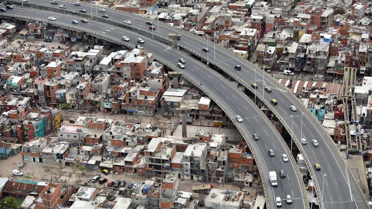 Villa 31 desde el aire. Fuente: (Twitter)