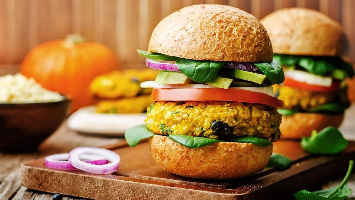 Hamburguesas vegetarianas. Fuente: (Instagram)