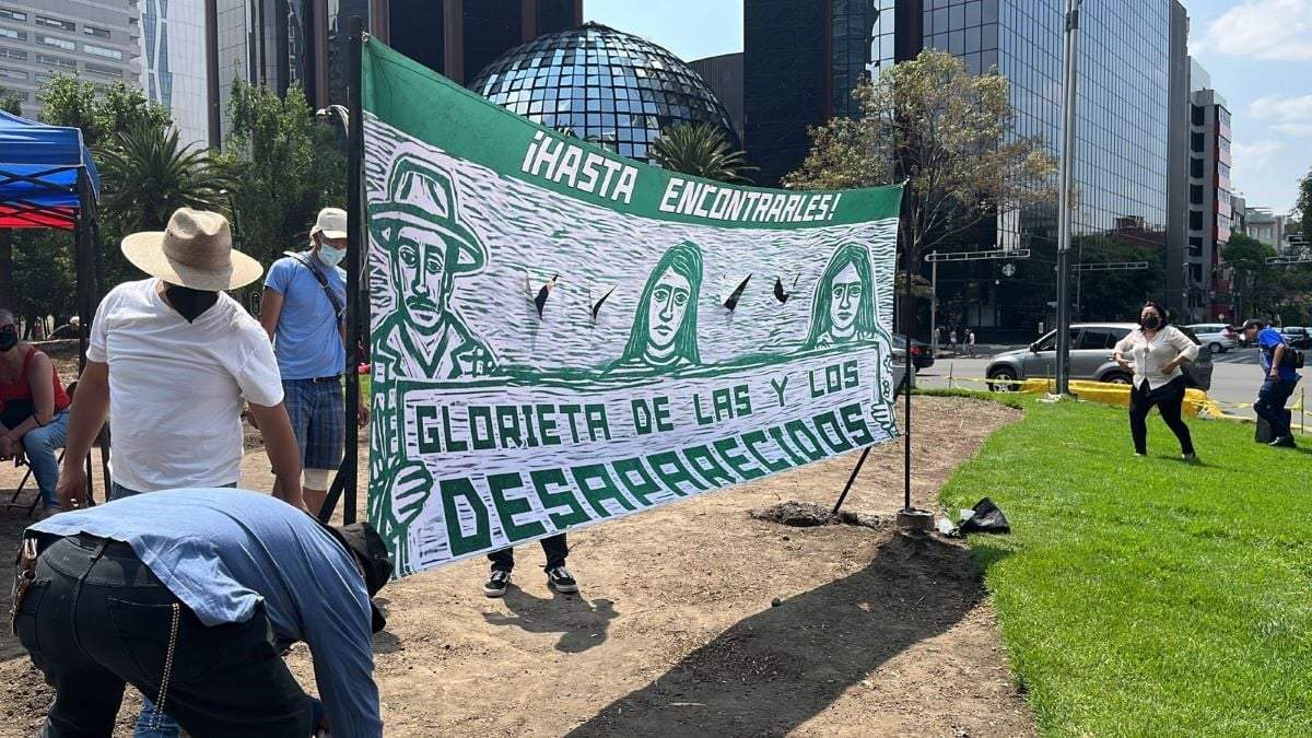 Manifestación en Paseo de la Reforma