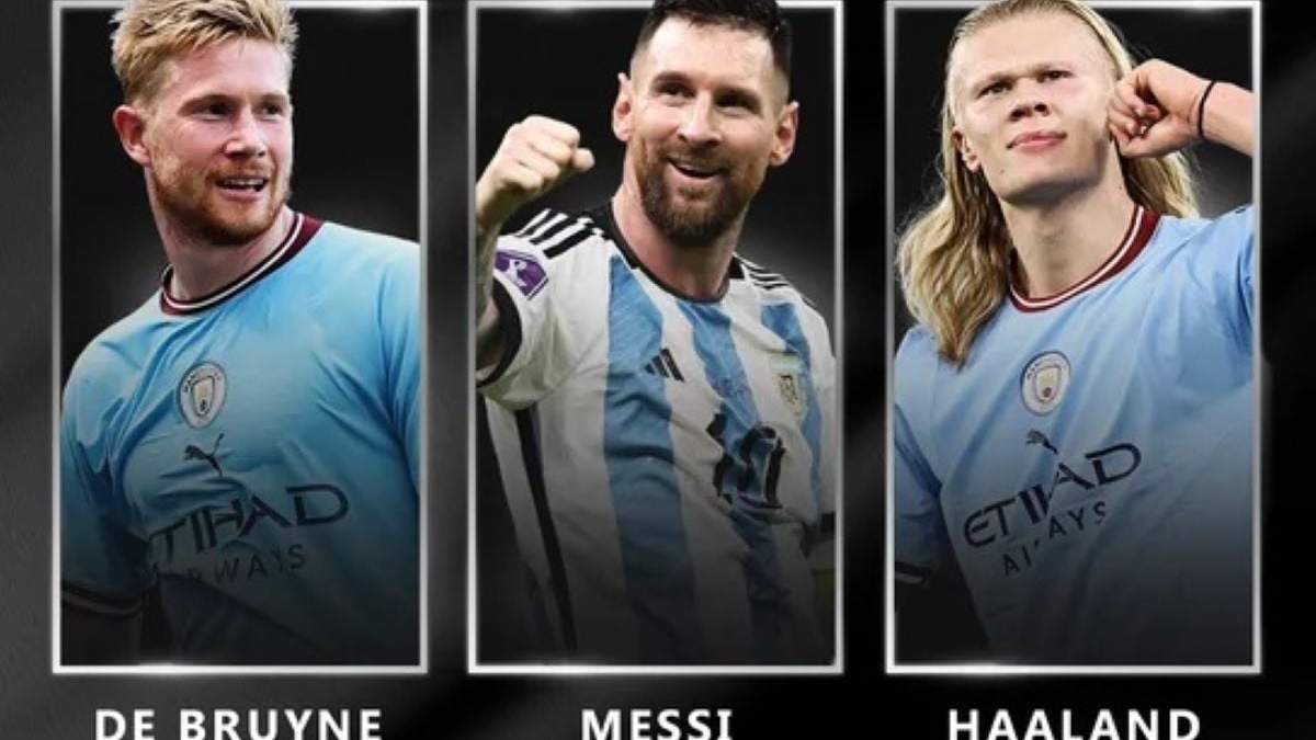 De Bruyne, Messi y Haaland. Nominados al jugador del año 2022/23 por la UEFA