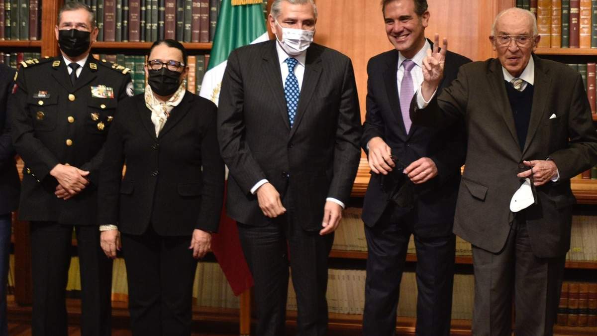 Luis Rodríguez Bucio, Rosa Icela Rodríguez Velázquez, Adán Augusto López Hernández, Lorenzo Córdova Vianello y José Agustín Ortiz Pinchetti