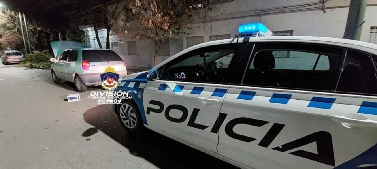 Sujeto demorado por el robo de una batería. Fuente: (Policía de Neuquén)