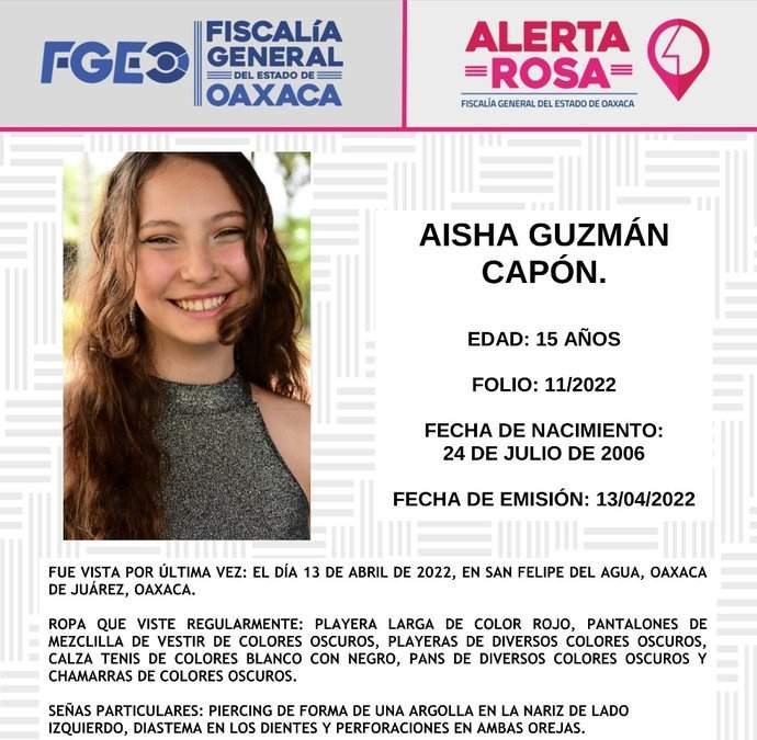Alerta Rosa por Aisha Guzmán Capón