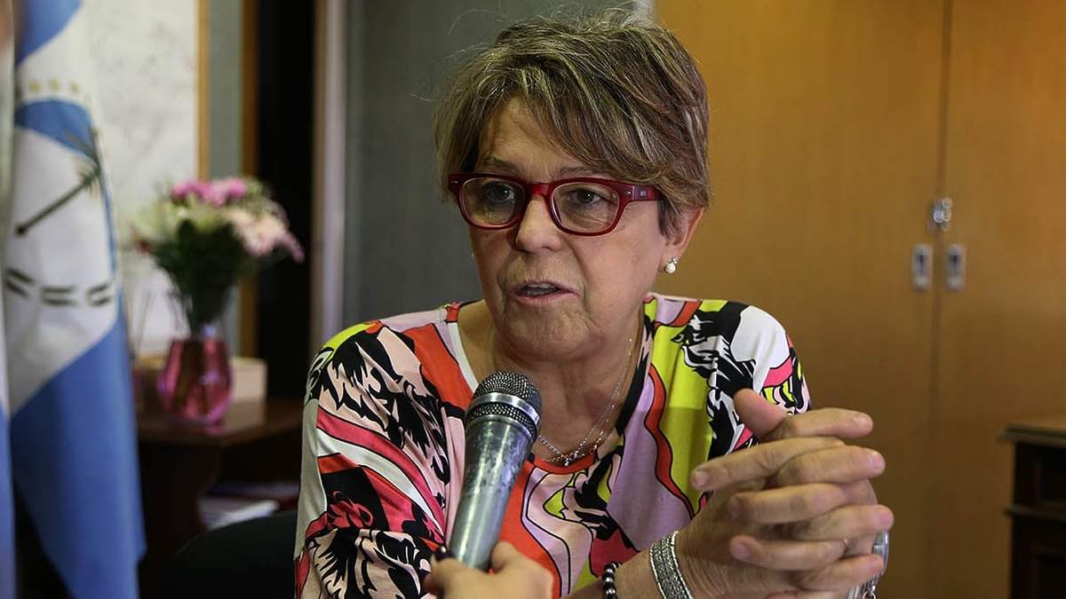 Cristina Storioni, Ministra de Educación de Neuquén. Fuente: (Twitter)