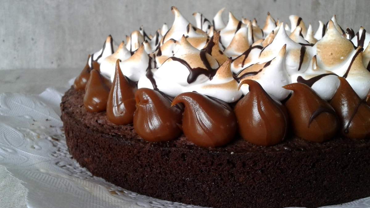 Torta brownie. Fuente: (Instagram)