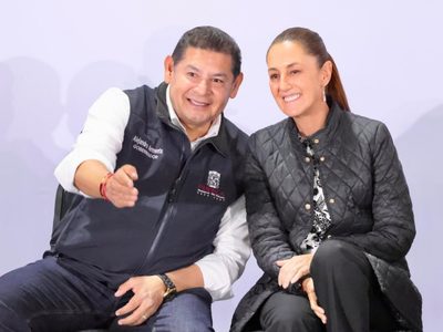 Entendemos lo que son las manifestaciones: Armenta minimiza abucheos en su contra