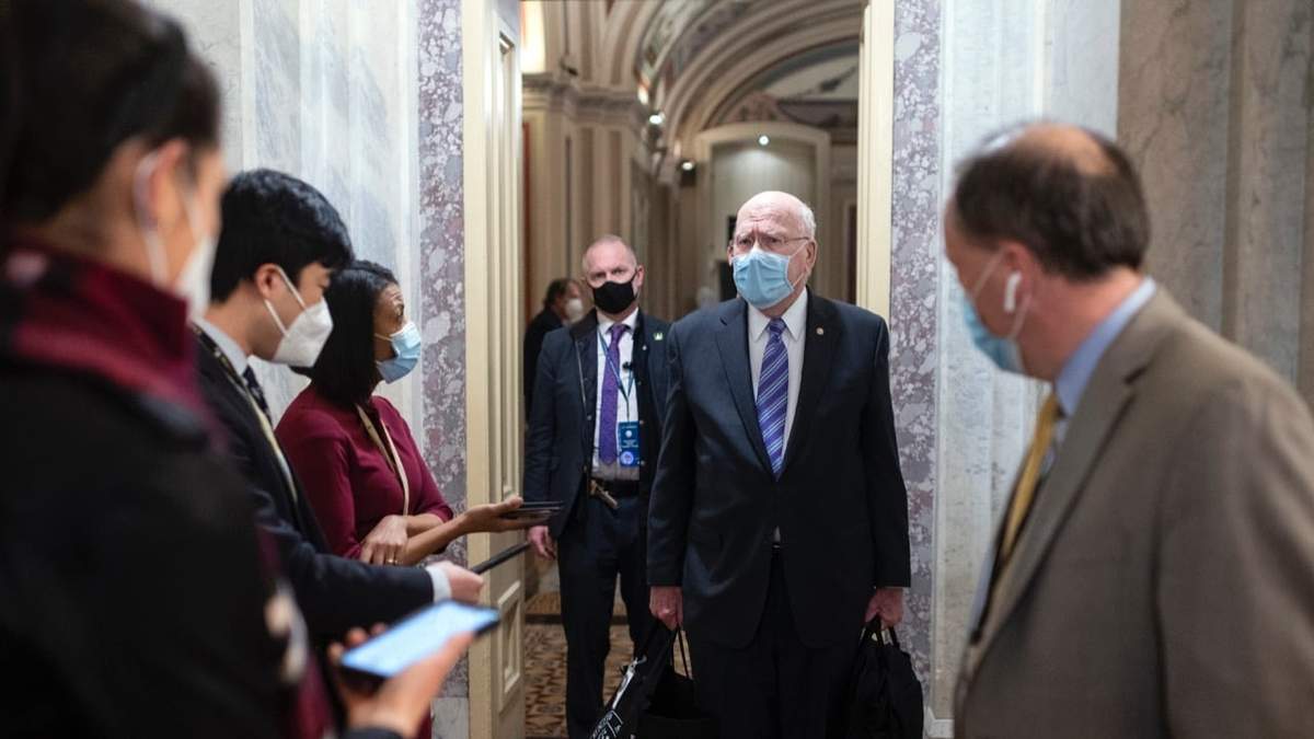 El senador Patrick Leahy