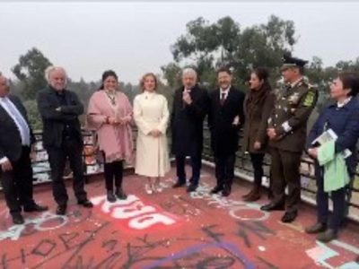 AMLO supervisa la rehabilitación y ampliación del Bosque de Chapultepec (Video)