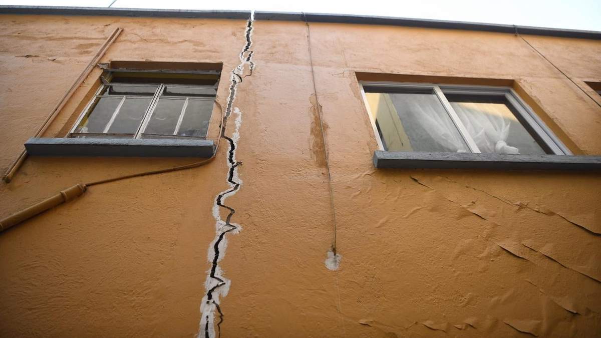 Daños por microsismos en el edificio ubicado en Los Echave 34 de la zona de Mixcoac