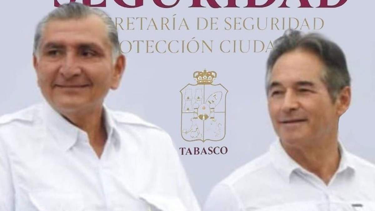 Adán Augusto López Hernández y Hernán Bermúdez Requeña