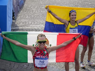 Otra medalla se esfuma para México: Alegna González llega en quinto lugar en marcha 20 kilómetros