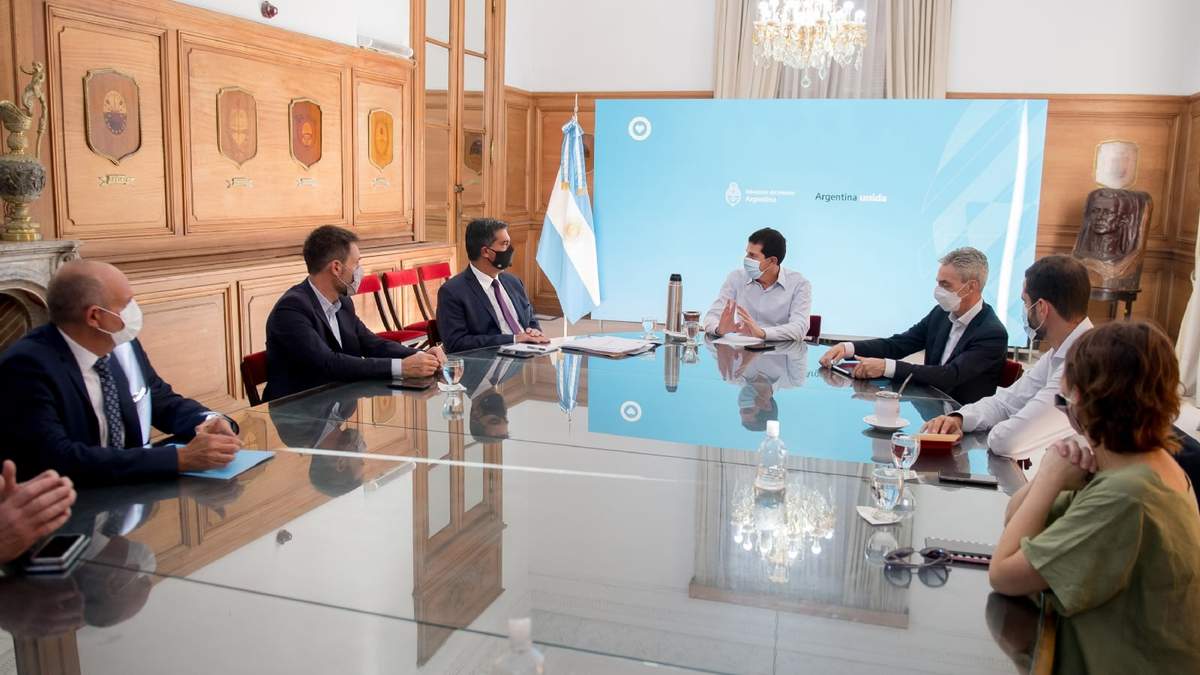 Gobernadores provinciales en reunión con el Gobierno nacional. Fuente: (Twitter)