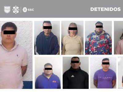 Cae líder de grupo extorsionador que operaba en Tláhuac; ocho más fueron detenidos