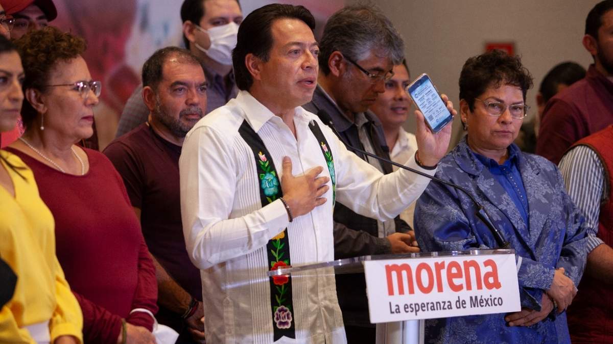 Conferencia de Mario Delgado, presidente nacional de Morena