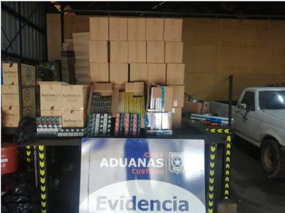 Secuestraron en Samoré 58.600 cajas de cigarrillos, con un costo aproximado de 285 mil dólares