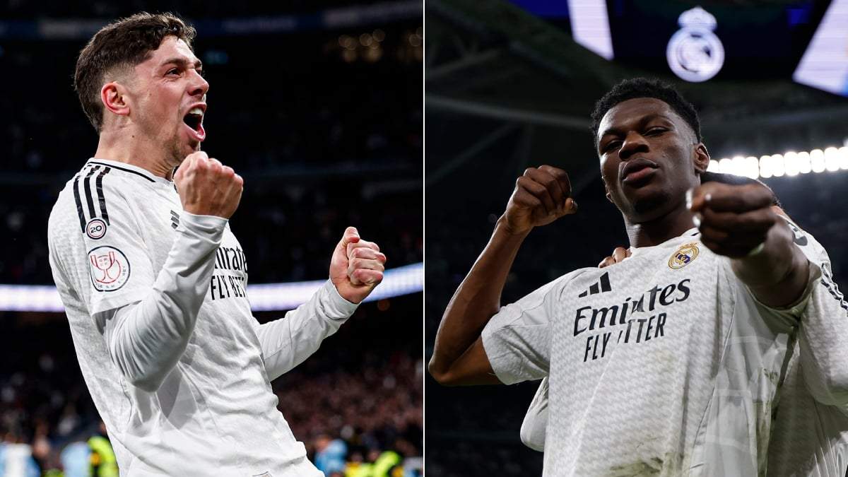Aurelien Tchouaméni y Fede Valverde