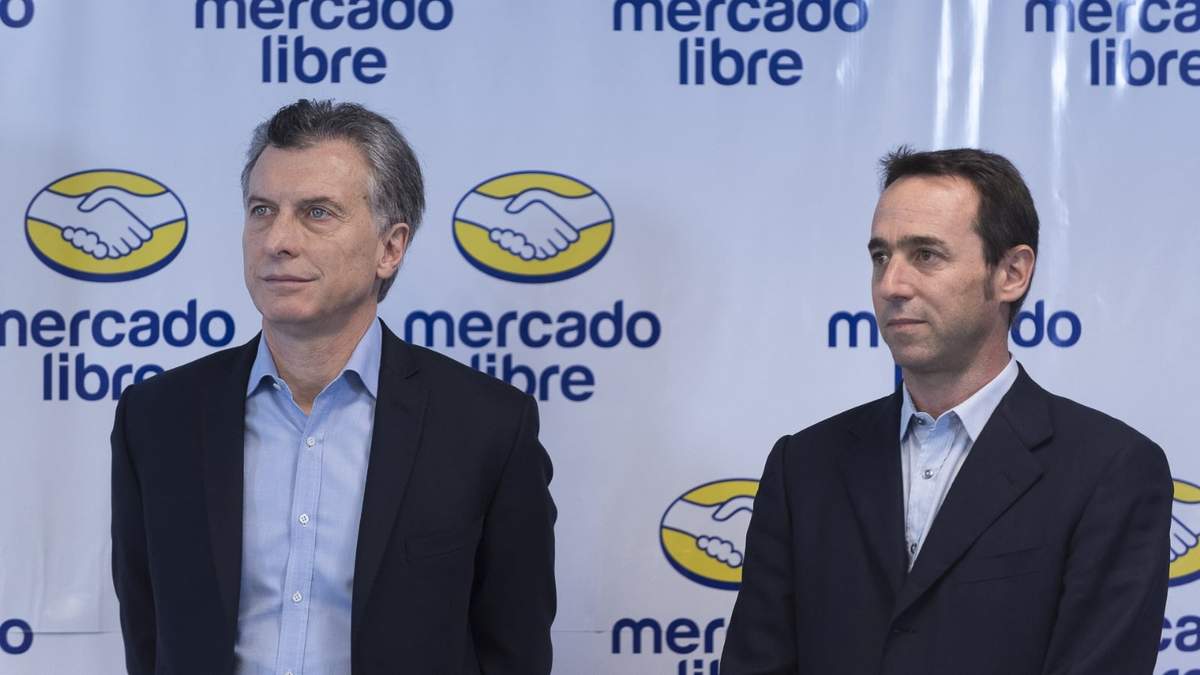 Mauricio Macri y Marcos Galperin. Fuente: (Twitter)