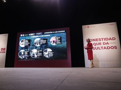 "Somos orgullosamente parte de la 4T": Sheinbaum en su informe número 19 por cuatro años de gobierno