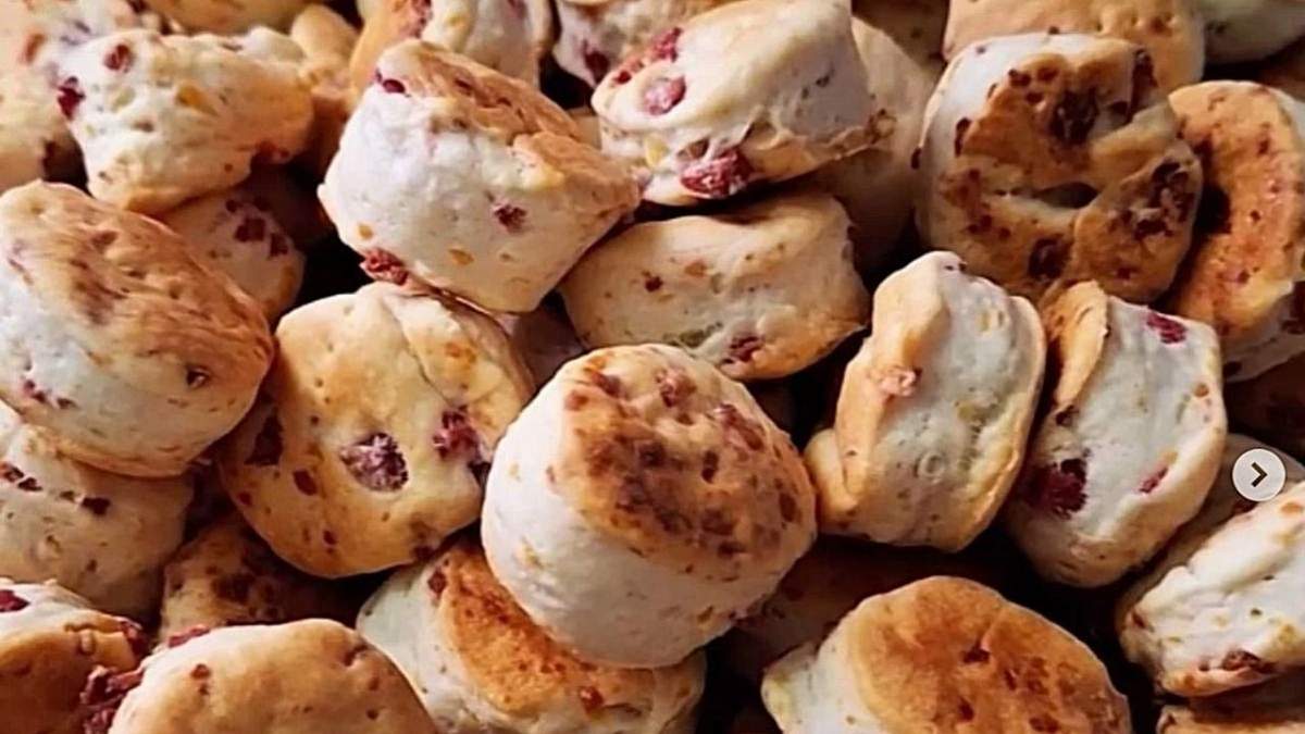 Bizcochitos de salame. Fuente: (X)