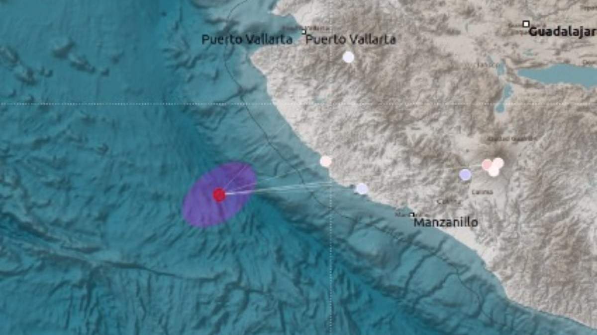 La zona donde ocurrió el sismo