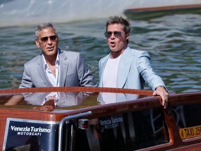 El Festival de Venecia le da la bienvenida a Pitt y a Clooney, y a su nueva cinta "Wolfs"